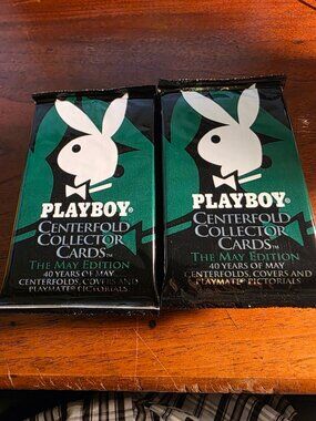 15 PACKS OF 1995 PLAYBOY MAY EDITION CENTER FOLD COLLECT CARDS SINGLE PACK 10CAR